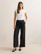 Danielle Flutter Sleeve Knit Top Forever New