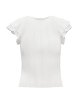 Danielle Flutter Sleeve Knit Top Forever New