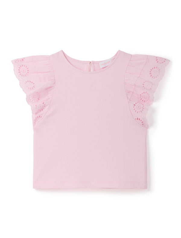 Aurora Flutter Sleeve Girls T-Shirt Candy Hearts Forever New