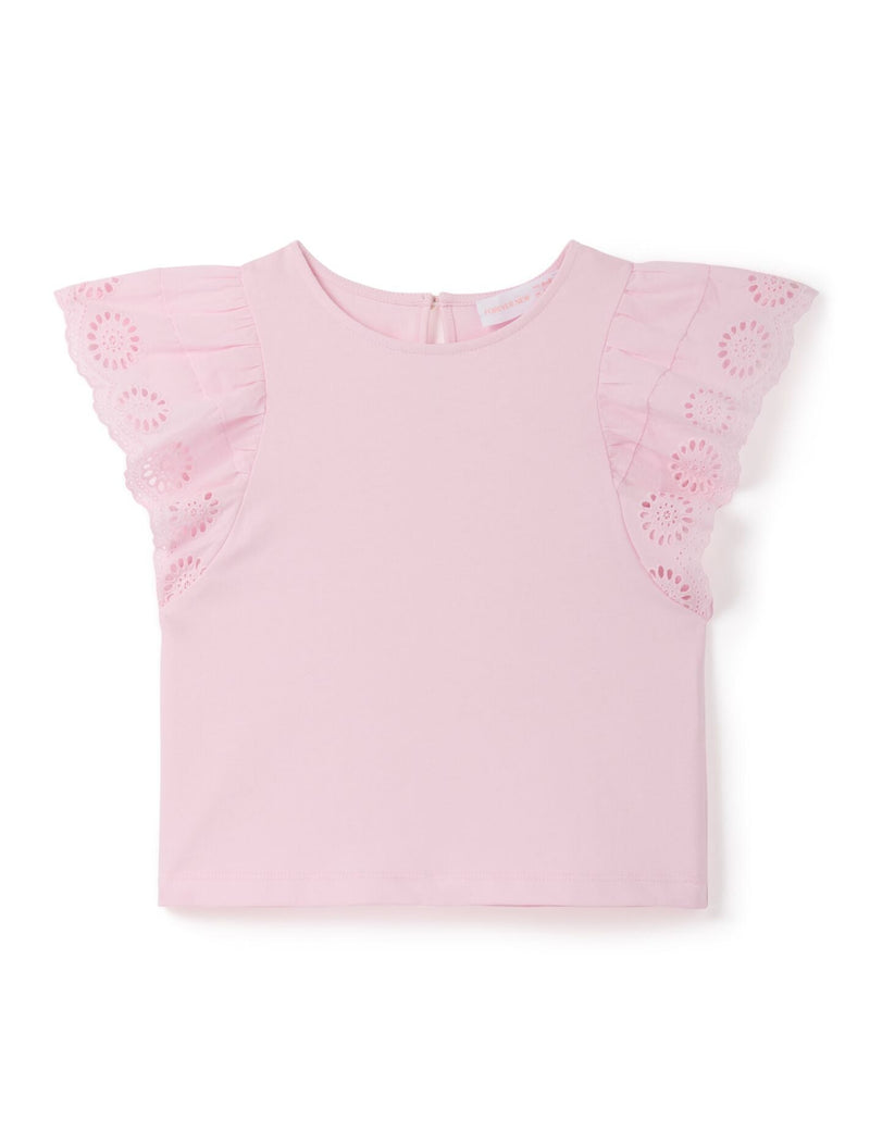 Aurora Flutter Sleeve Girls T-Shirt Candy Hearts Forever New
