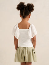 Aurora Flutter Sleeve Girls T-Shirt Forever New