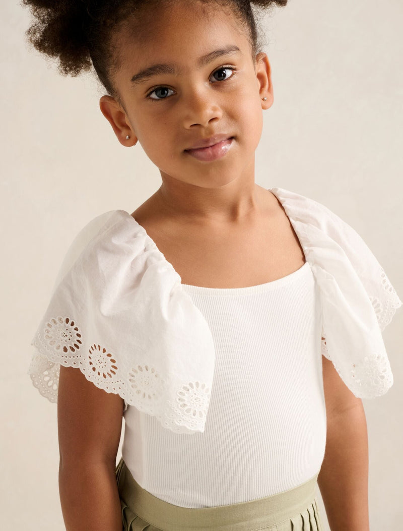 Aurora Flutter Sleeve Girls T-Shirt Forever New