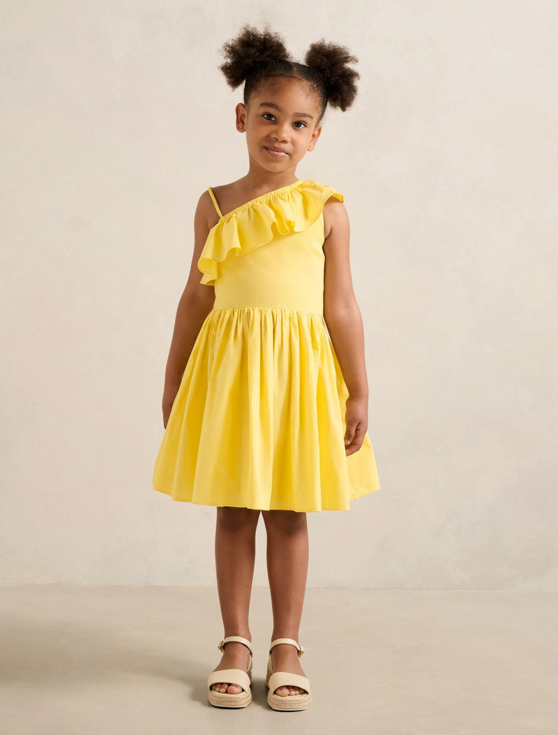 Sadie One-Shoulder Frill Girls Dress Forever New