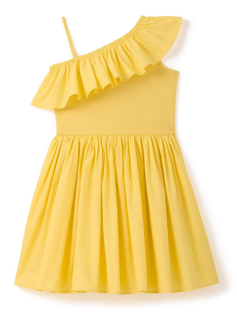 Sadie One-Shoulder Frill Girls Dress Forever New