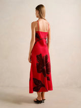 Nova Arrow Neck Maxi Dress