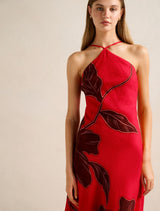 Nova Arrow Neck Maxi Dress