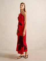 Nova Arrow Neck Maxi Dress