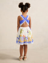 Piper Criss-Cross Back Girls Dress Forever New