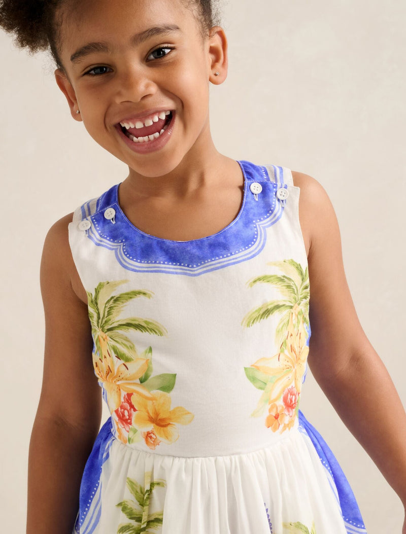 Piper Criss-Cross Back Girls Dress Forever New