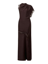 Kody Satin Lace Asym Dress Forever New
