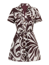 Grace Linen Shirt Mini Dress