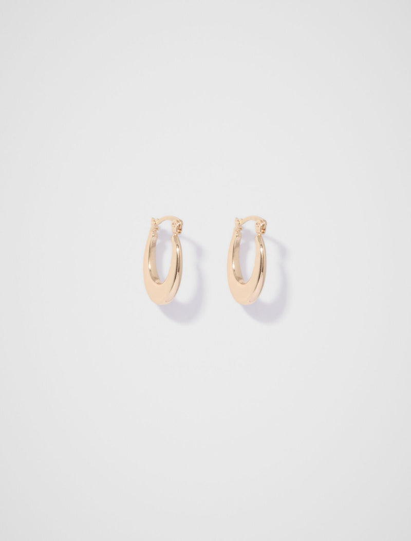 Gigi Gold Plated Hoop Earrings 0 Gold Plated Forever New