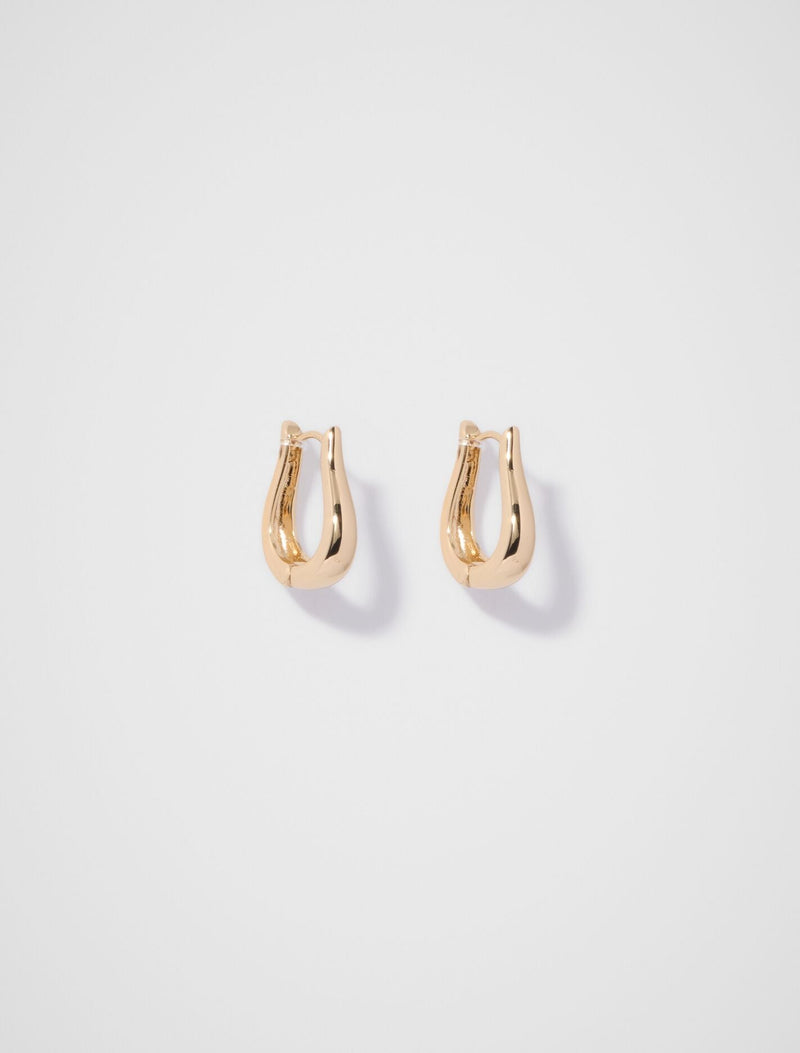 Diane Hinge Gold Plated Hoop Earrings 0 Gold Plated Forever New