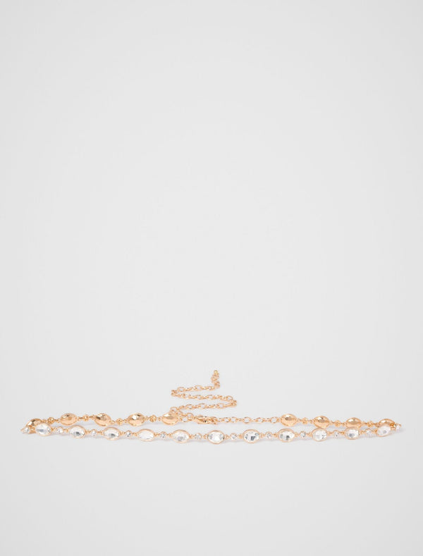 Sara Stone Belt 0 Gold Forever New