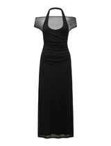 Brooklyn Petite Layered Jersey Maxi Dress