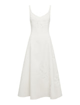 Carla Embroidery Sequin Midi Dress Forever New