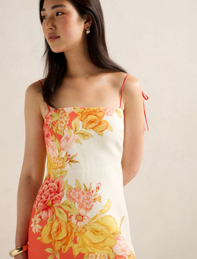 Sinclair Printed Mini Dress Forever New