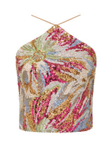 Ariana Sequin Halter Top Forever New