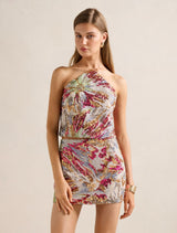 Ariana Sequin Halter Top Forever New