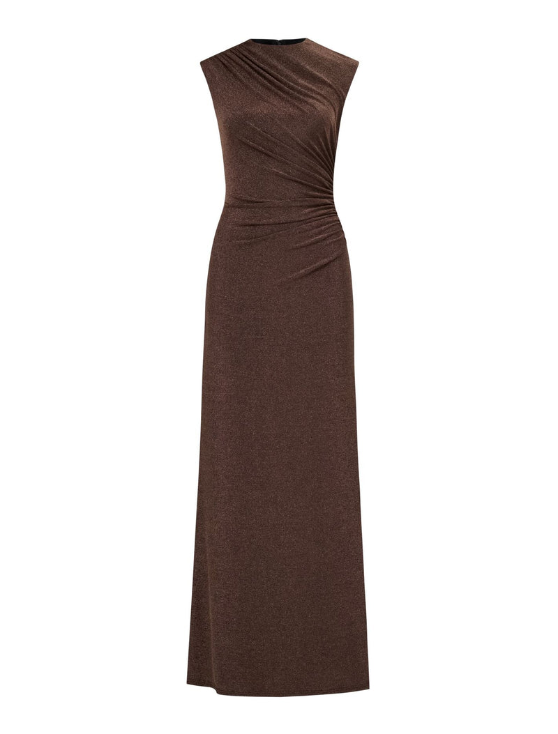 Kristy Metallic Maxi Dress Forever New