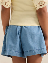 Maeve Chambray Girls Shorts Forever New