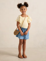 Maeve Chambray Girls Shorts Forever New