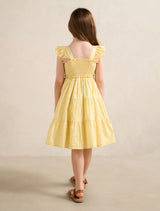 Amelia Girls Shirred Midi Dress Forever New