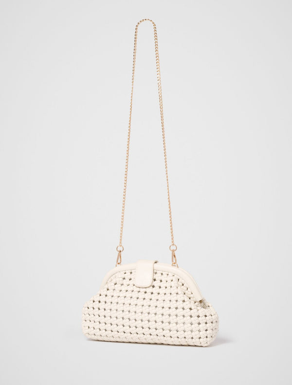 Aspen Open Weave Soft Clutch Forever New