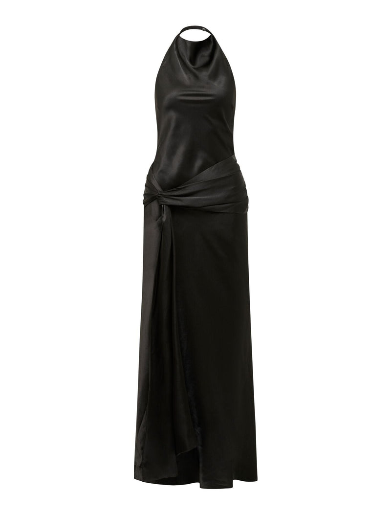 Abby Halter Satin Maxi Dress Forever New