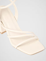 Beth Block Heel Asymmetrical Sandal Forever New