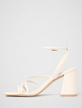Beth Block Heel Asymmetrical Sandal Forever New