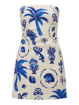 Ginny Stretch Linen Mini Dress Forever New