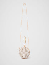 Wynnie Woven Round Clutch Forever New