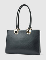 Sammi Oval Hardware Shoulder Tote Bag Forever New