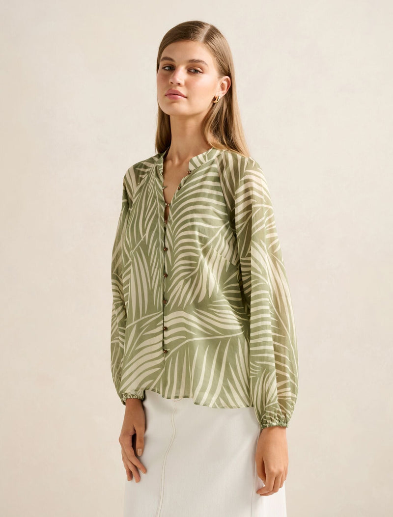 Sabrina Puff Sleeve Blouse Forever New