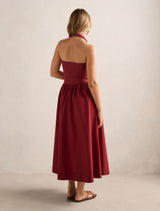 Margot 2 In 1 Halter Midi Dress Forever New