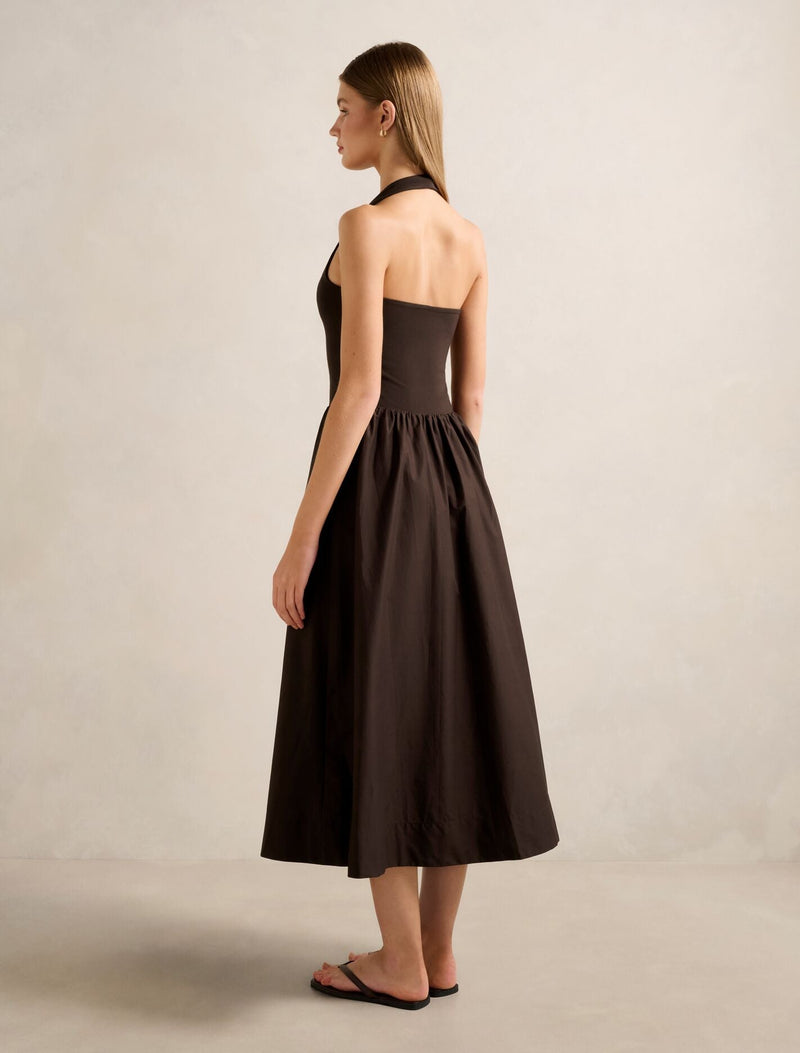 Margot 2 In 1 Halter Midi Dress Forever New