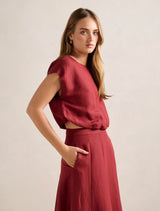 Georgina Bubble Hem Top Forever New