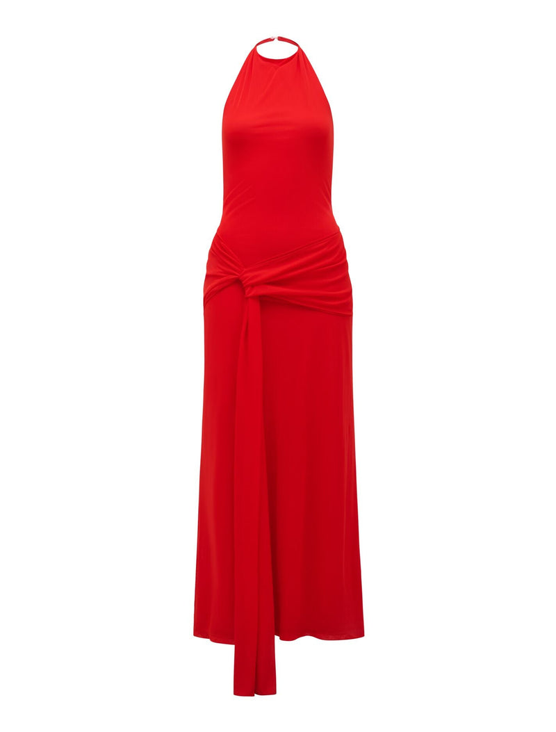 Abby Halter Mesh Maxi Dress Forever New