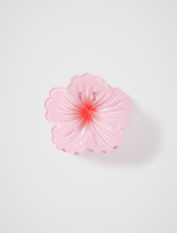 Hibiscus Flower Claw Clip 0 Pink Forever New