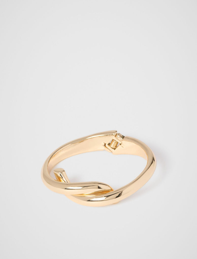 June Twist Bangle 0 Gold Forever New