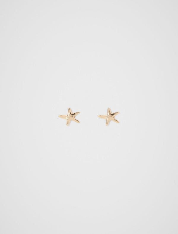 Celeste Small Starfish Earrings 0 Gold Forever New