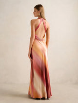 Andie Satin Backless Maxi Dress Forever New