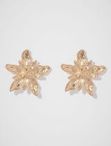 Signature Josephine Large Flower Earrings 0 Gold Forever New