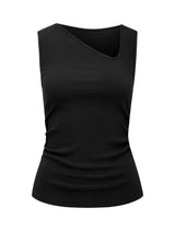 Fleur Asymm Neck Tank Top Forever New