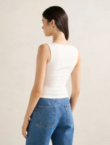 Fleur Asymm Neck Tank Top Forever New