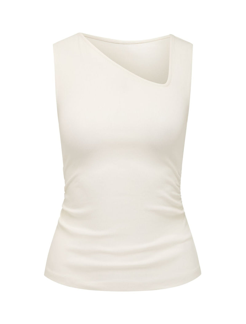 Fleur Asymm Neck Tank Top Forever New