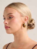 Siganture Lalita Large Oval Stone Earrings Forever New