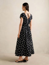 Callie Elastic Waist Midi Dress Forever New