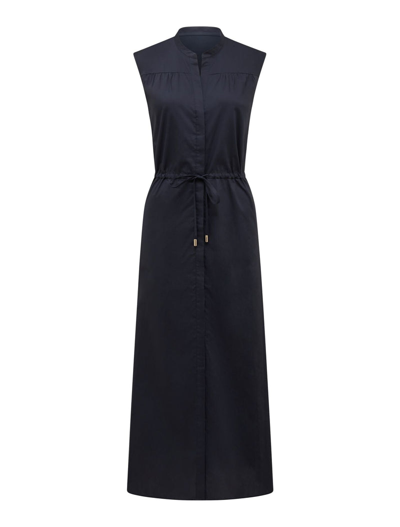 Jessie Drawcord Smock Midi Dress Forever New